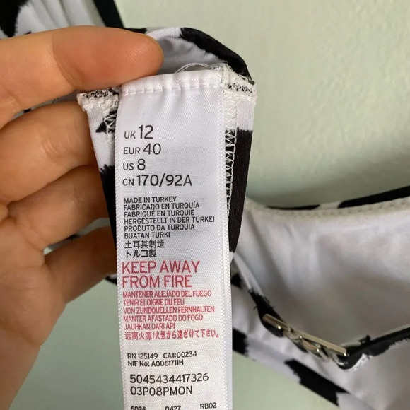 Topshop Star Print Bikini Swimsuit - Picture 4 of 8